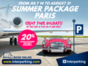 A Summer package in 4 car parks in Paris.